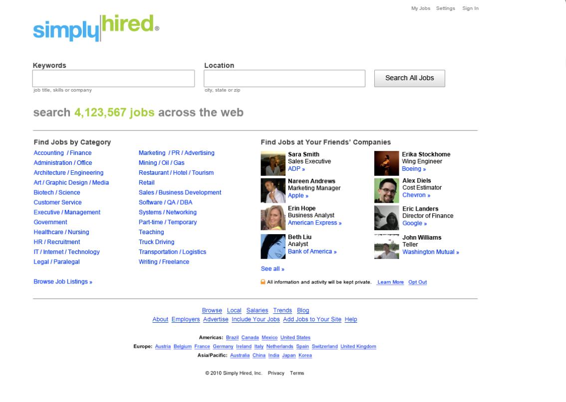 Simply Hired job search