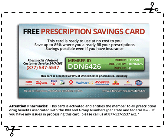 Prescription Savings Card