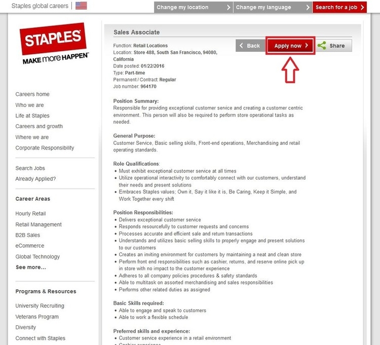Staples Jobs and Employment Opportunities